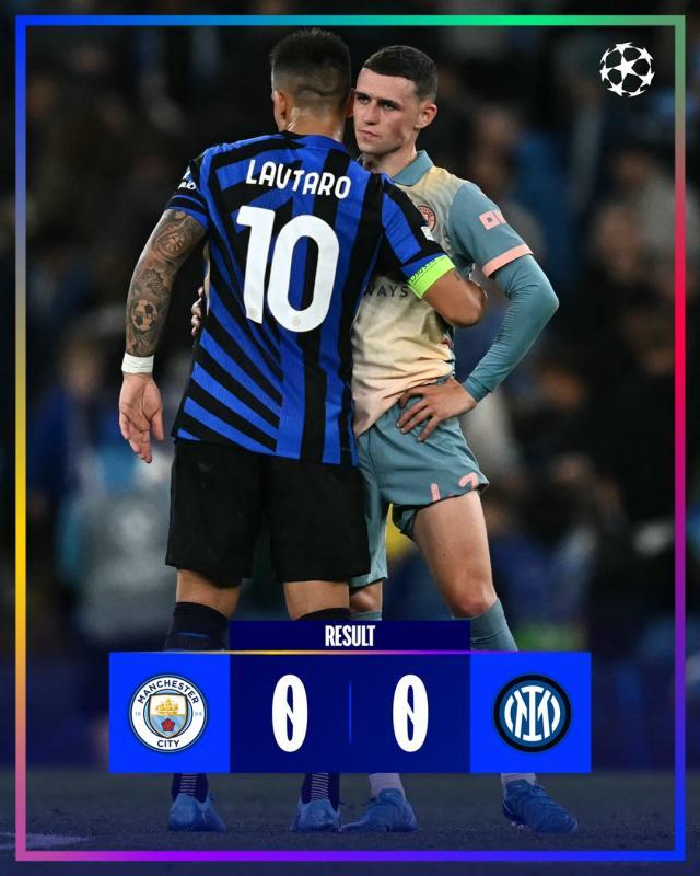 开云app下载-【欧冠】佐默屡救险，曼城主场0比0闷平国米